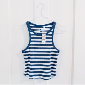 pacsun striped crop top